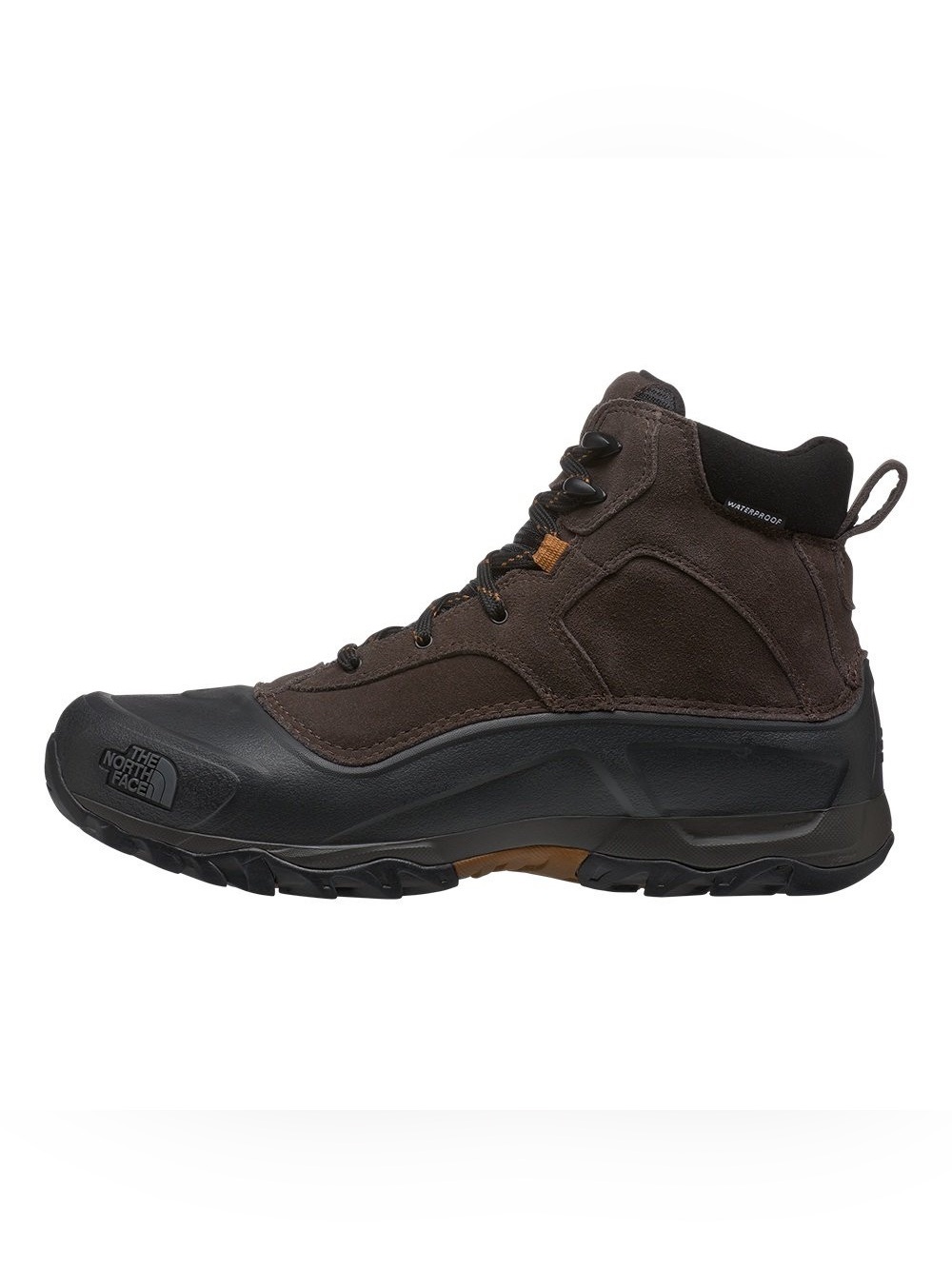 The North Face Men's Snowfuse  Brown and Black Waterproof Boot